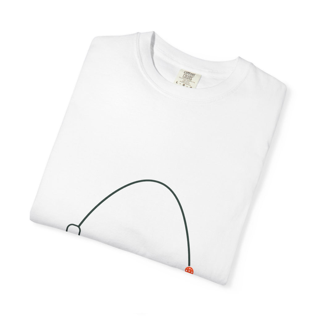 Fishing T-Shirt — “Lob It. I’m Not Chasing That Shit.” Funny Angler Graphic Tee