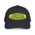 Mid Profile Baseball Cap — Retro 'Zero Zero F*ck' Vintage Patch Hat