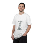 Golf Humor T-Shirt — "Bad Back, Worse Backhand" Graphic Tee