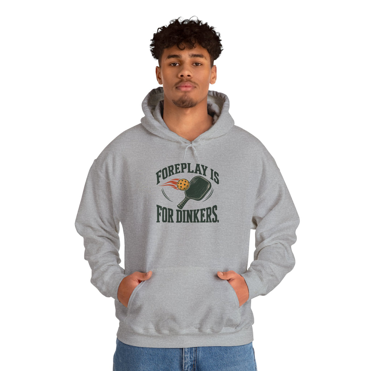 Hoodie — "Foreplay Is For Dinkers" Golf Sweatshirt (Funny Golf Hoodie)