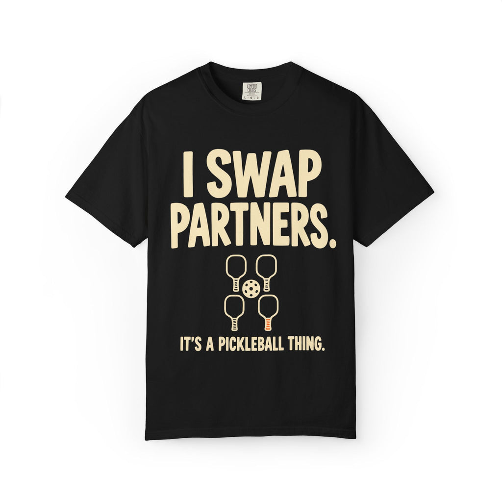 I Swap Partners Pickleball T-Shirt — Funny Pickleball Tee