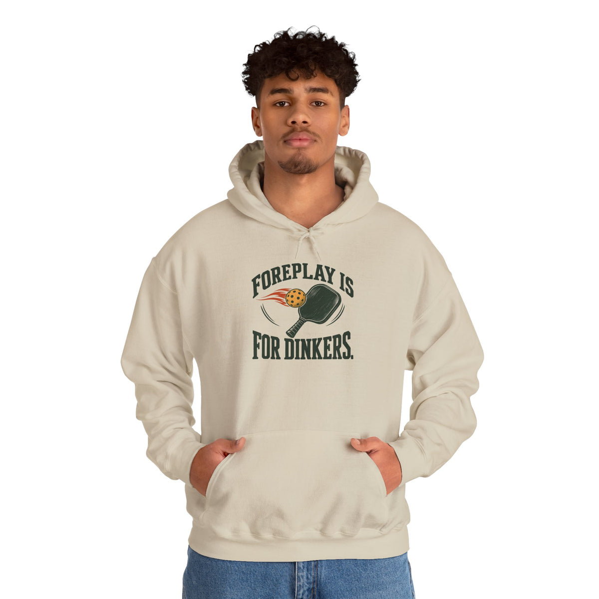 Hoodie — "Foreplay Is For Dinkers" Golf Sweatshirt (Funny Golf Hoodie)