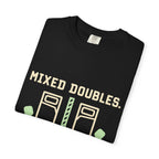 T-Shirt — “Mixed Doubles, Separate Bedrooms” Tennis Couples Humor Tee