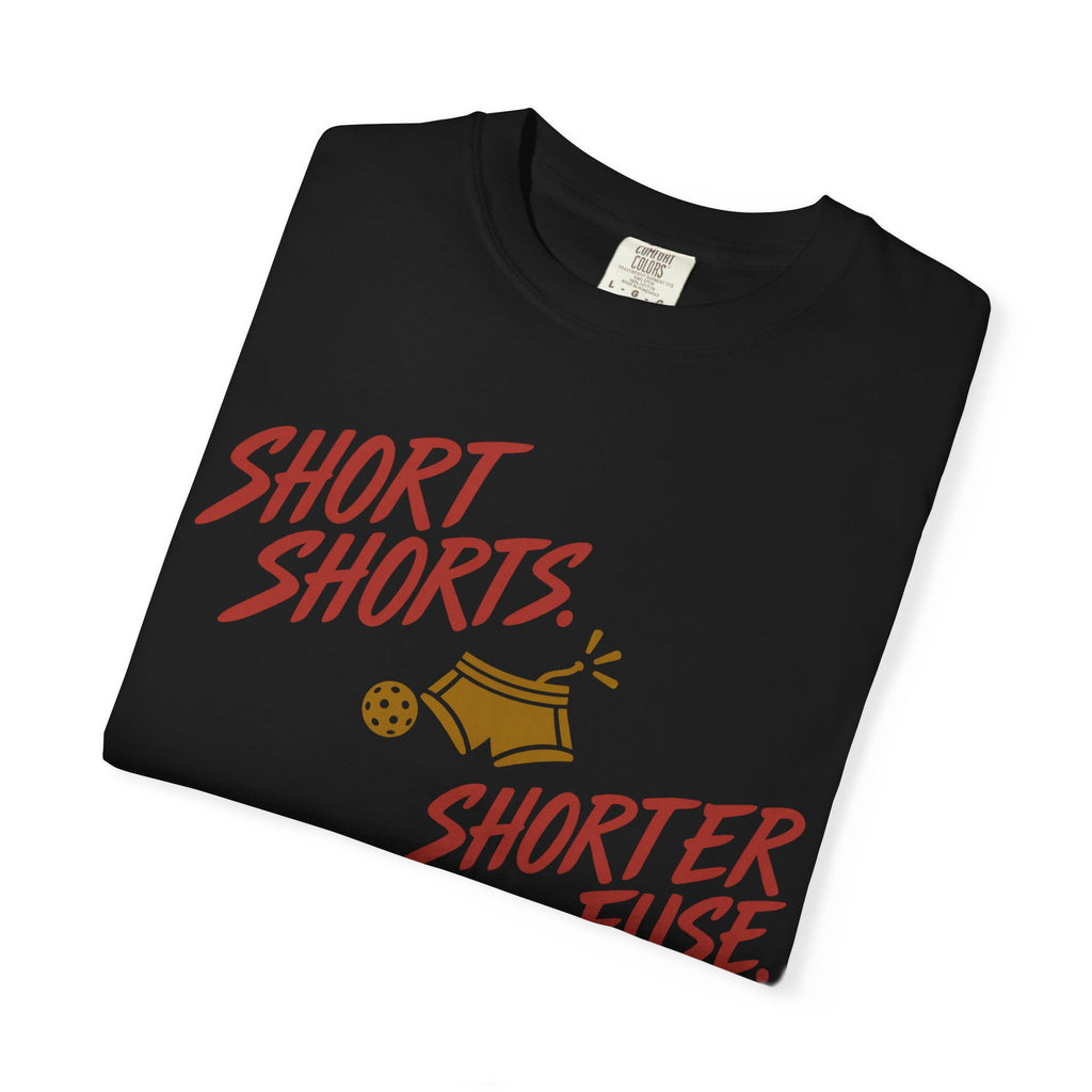 Short Shorts Shorter Fuse T-Shirt — Retro Cartoon Pyro Graphic Tee