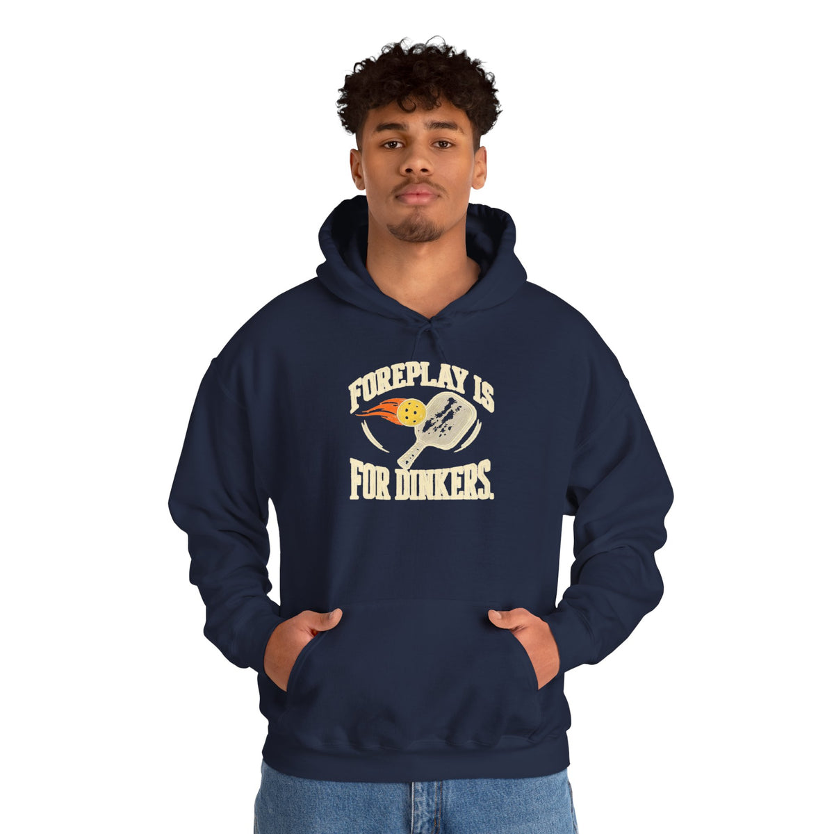 Hoodie — "Foreplay Is For Dinkers" Golf Sweatshirt (Funny Golf Hoodie)