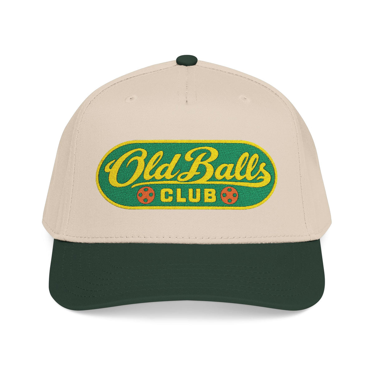 Old Balls Club Baseball Cap — Vintage Sports Embroidered Hat