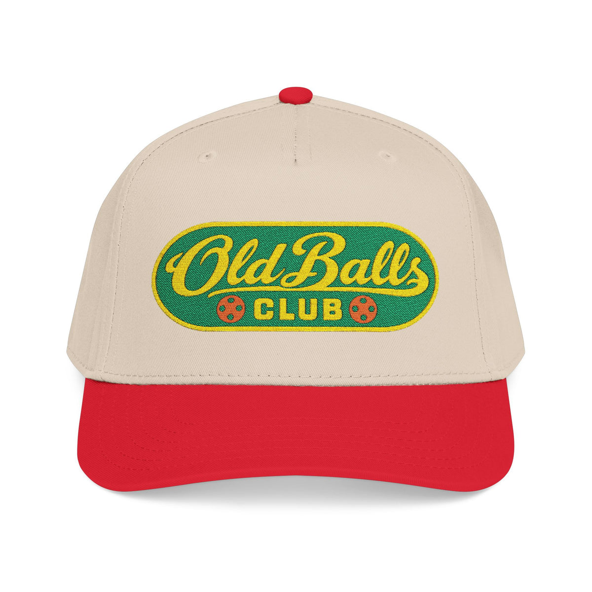 Old Balls Club Baseball Cap — Vintage Sports Embroidered Hat