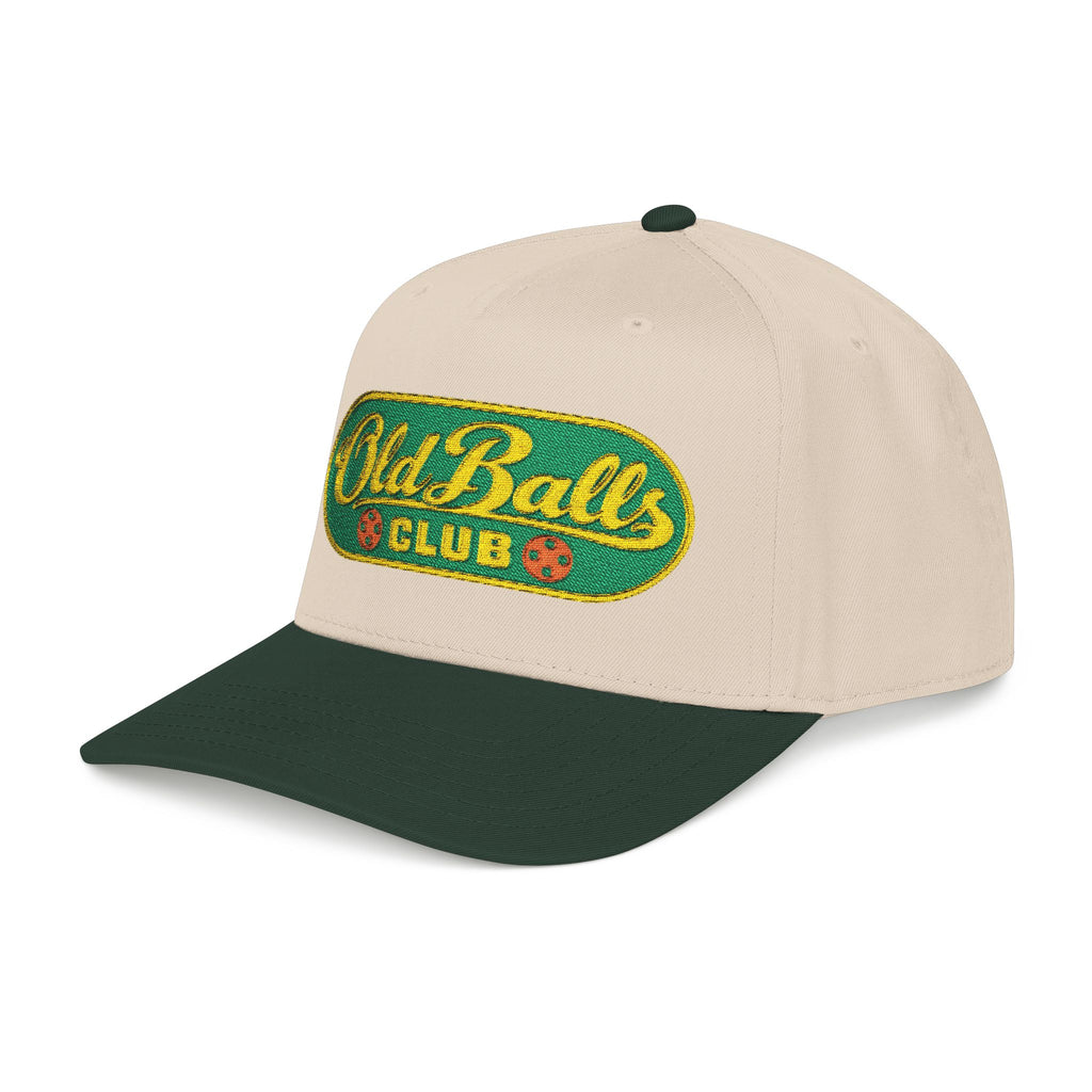 Old Balls Club Baseball Cap — Vintage Sports Embroidered Hat