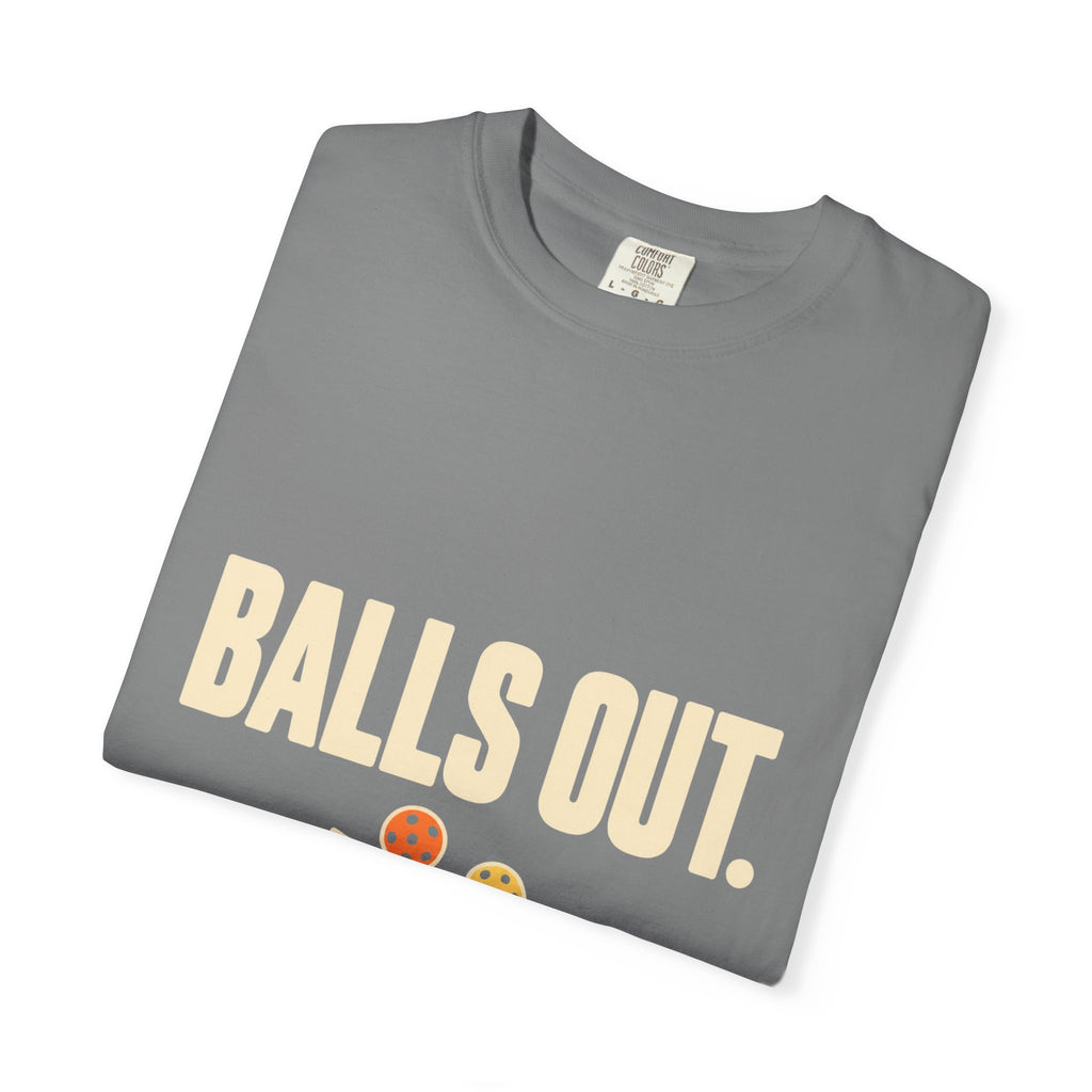 Balls Out. Hands Off. T-Shirt — Funny Pickleball Graphic Tee