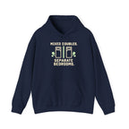 College Dorm Hoodie — “Mixed Doubles. Separate Bedrooms.” Humor Sweatshirt