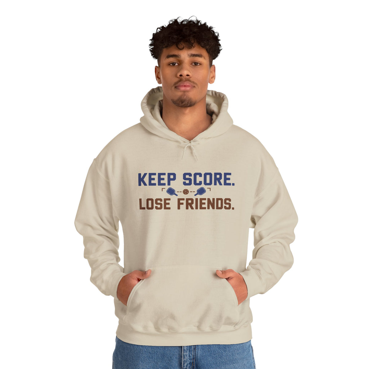 Keep Score Lose Friends Hoodie — Funny Competitive Sports Pullover