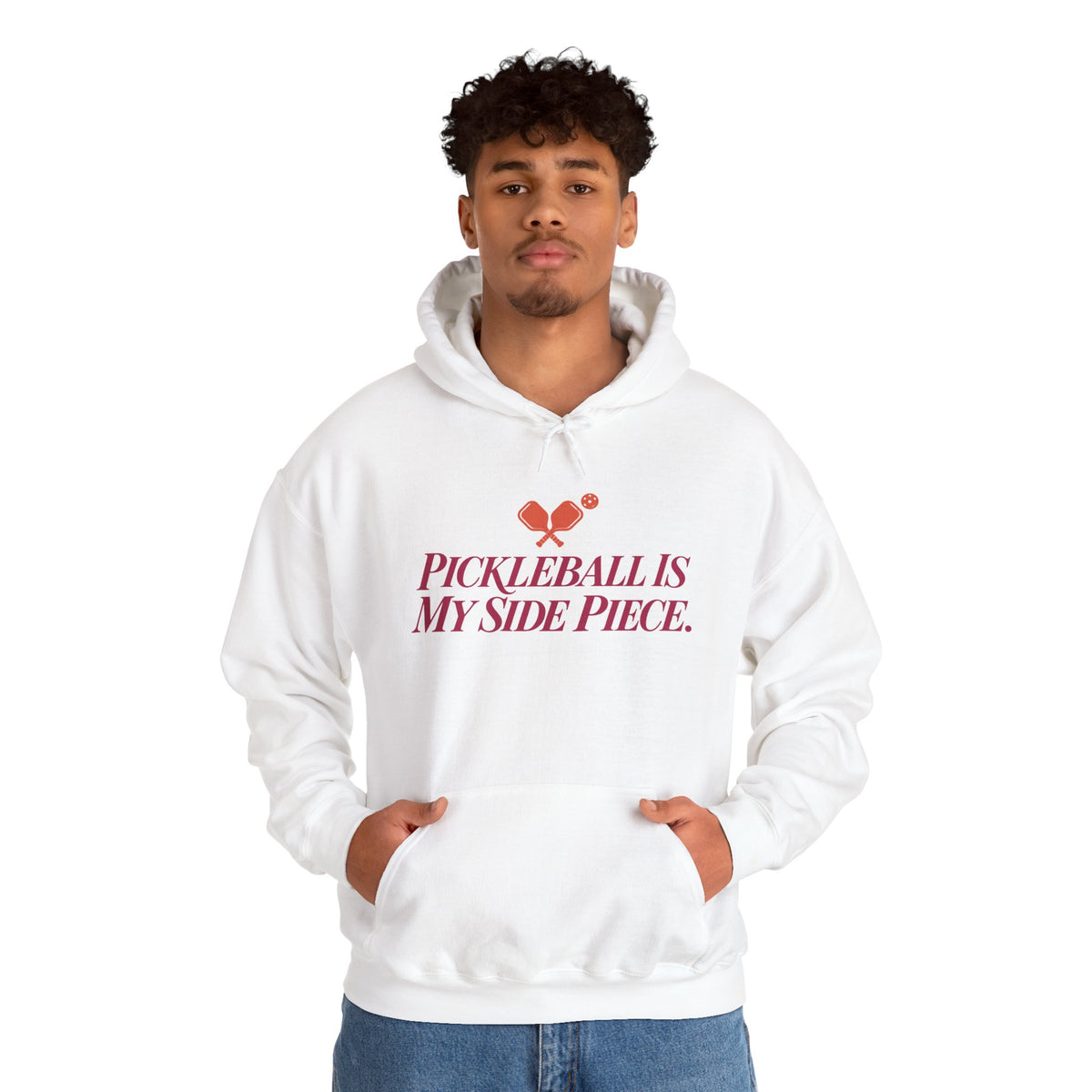 Pickleball Is My Side Piece Hoodie — Funny Pickleball Player Gift