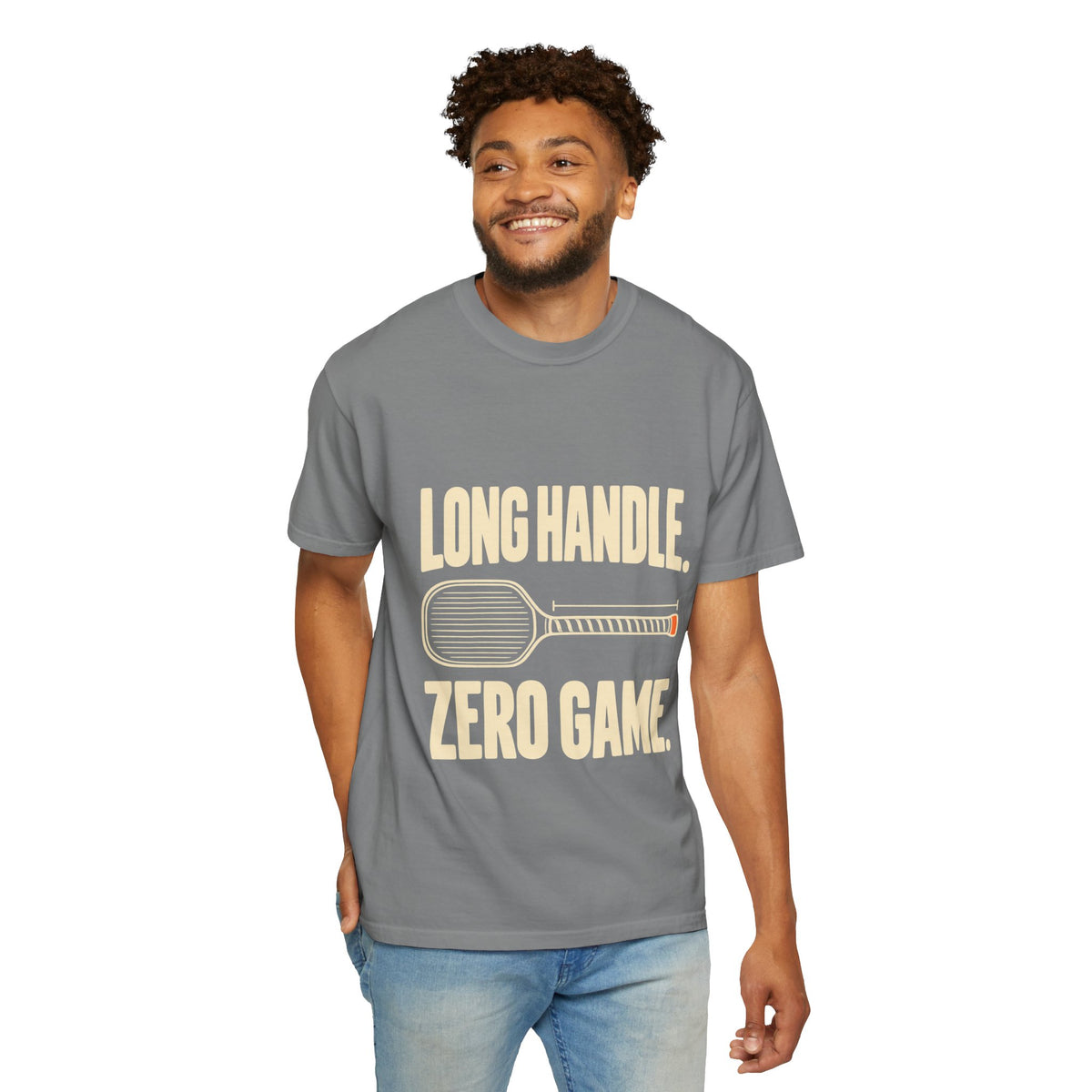 Long Handle. Zero Game. Racquet Sports T-Shirt