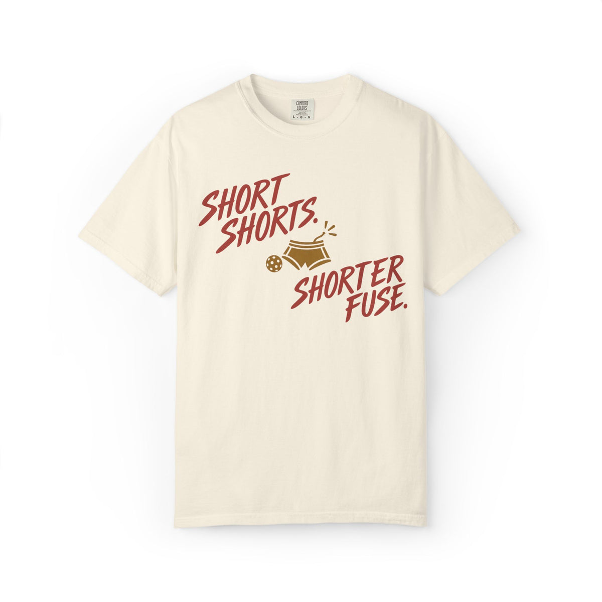 Short Shorts Shorter Fuse T-Shirt — Retro Cartoon Pyro Graphic Tee