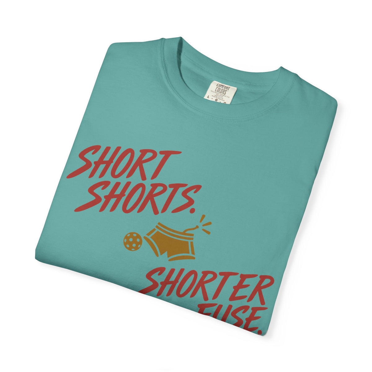 Short Shorts Shorter Fuse T-Shirt — Retro Cartoon Pyro Graphic Tee