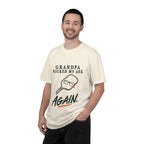 Grandpa Kicked My Ass Again T-Shirt — Funny Retro Pickleball Grandpa Tee